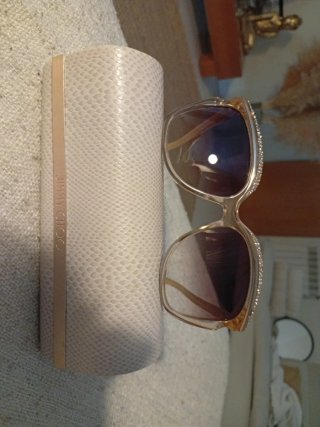 Gafas de sol Jimmy Choo doradas mujer