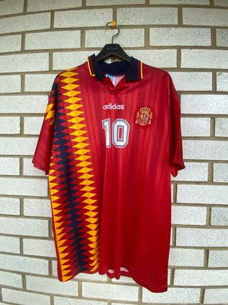 Camiseta España Adidas Vintage Nº10 Talla XL