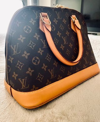 Bolso Louis Vuitton Monogram Marrón Beige