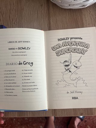 Dos libros de rowley presenta