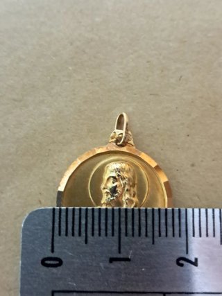 Escapulario Oro 18k 18mm
