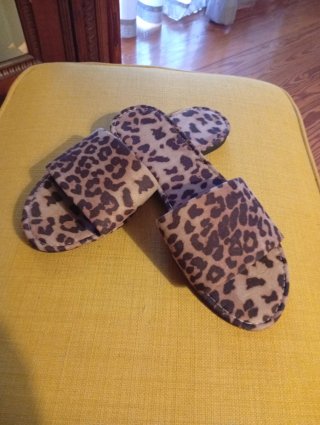 Sandali piatti animalier