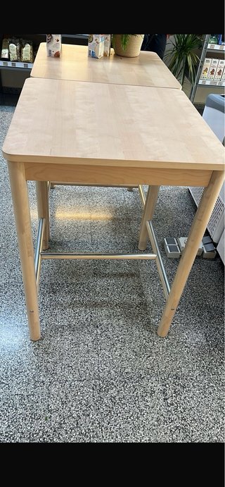 Mesa alta Ronninge madera y metal (2 unidades)