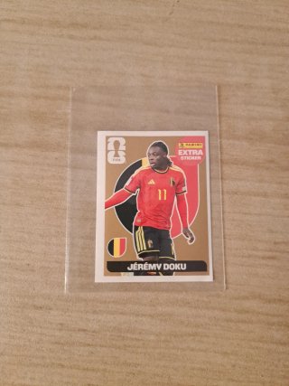 Cromo Extra sticker Panini  Jéremy Doku