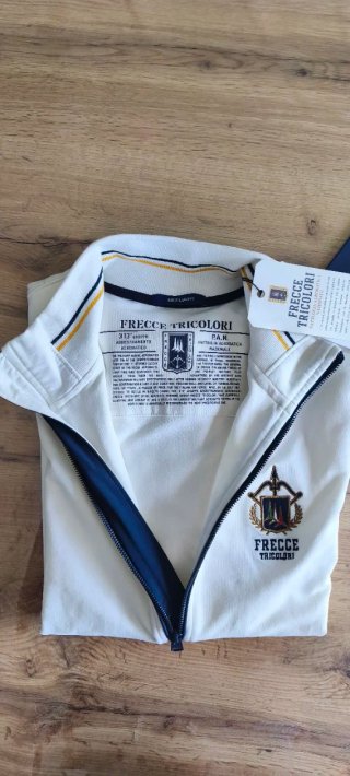 Felpa uomo Aeronautica Militare Taglia L Bianca