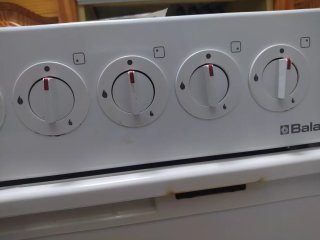 Placa cocina de gas butano Inox 4 fuegos