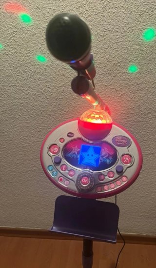 Micrófono Karaoke Infantil con Luces