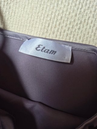 Camisón Etam encaje negro y lazo