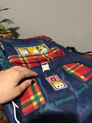 Mochila Pato Donald Antiga Com Etiqueta