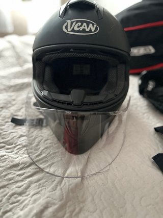 Casco VCAN Motocross Negro Mate Talla S