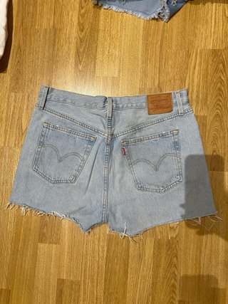 Levi's Shorts Vaqueros Azules Mujer