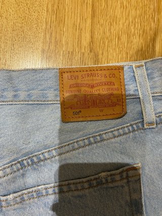 Levi's Shorts Vaqueros Azules Mujer