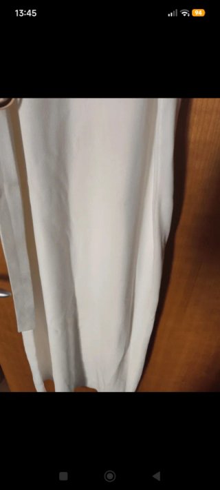 Vestido punto blanco.