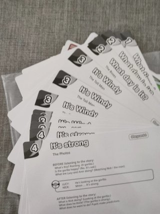 Storycards 4 de inglés ( tarjetas para aprender )