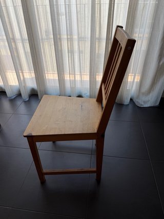 6 Sillas de Comedor de Madera