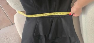 Vestido cóctel Karen Millen negro/blanco T.S