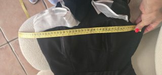 Vestido cóctel Karen Millen negro/blanco T.S