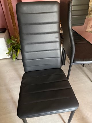 Mesa de salón cristal con 6 sillas