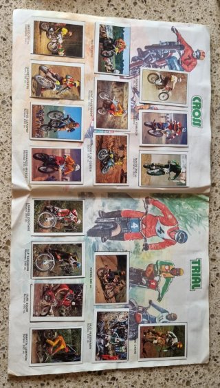 Álbum de cromos Moto 80