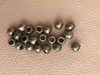 Lote 20 piezas zamak flor grande