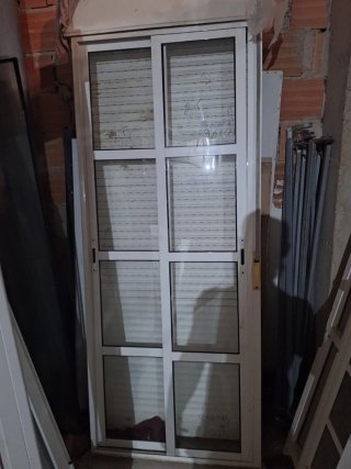 Balconeras aluminio doble crist
