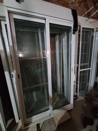 Balconeras aluminio doble crist