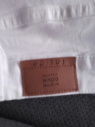 Pantalón corto blanco mujer