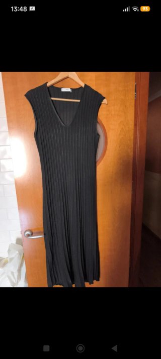 Vestido Mango Negro Talla Única