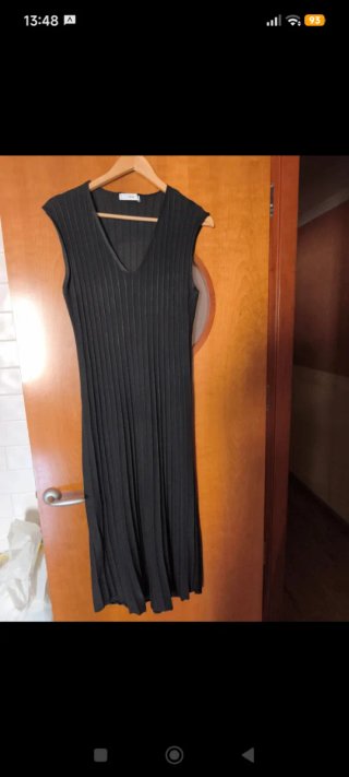 Vestido Mango Negro Talla Única