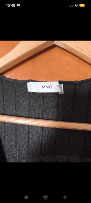 Vestido Mango Negro Talla Única