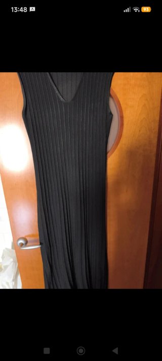 Vestido Mango Negro Talla Única