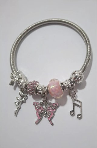 Pulseras estilo Pandora con charms variados Nuevas