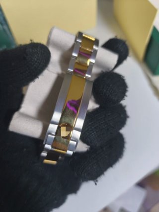 Reloj Azul y Oro