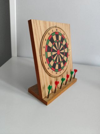 Mini juego de dardos antiguo vintage