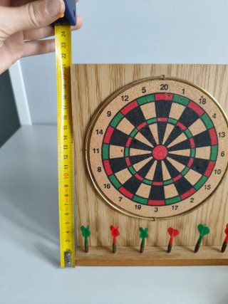 Mini juego de dardos antiguo vintage