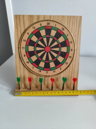 Mini juego de dardos antiguo vintage