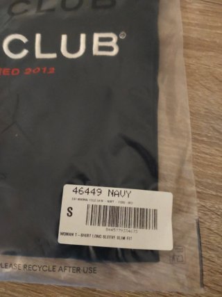 Camiseta Polo Club manga larga mujer S