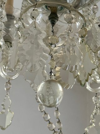 Lámpara de cristal grande