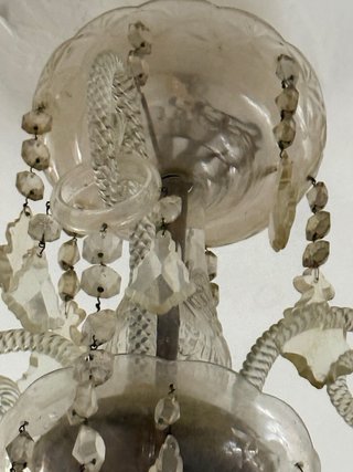 Lámpara de cristal grande