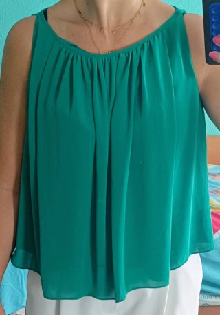 Camiseta Vero Moda verde