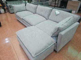 Sofá modular chaise longue 275cm gris