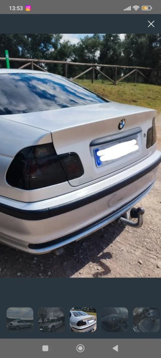 Pilotos traseros negros BMW E46