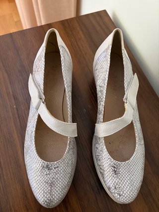 Zapatos Tacon Ortopedicos Nuevos Plata