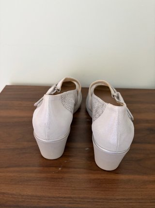 Zapatos Tacon Ortopedicos Nuevos Plata