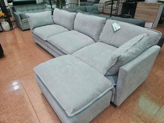 Sofá modular chaise longue 275cm gris