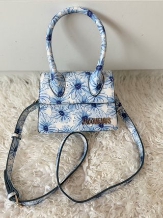 Jacquemus Le Chiquito Bolso Floral Azul Blanco