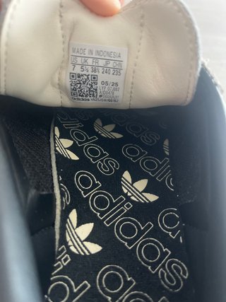 Zapatillas Adidas Samba Beige/Negro Como Nuevas