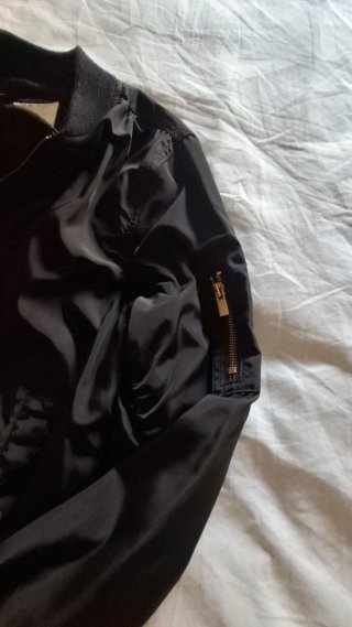 Chaqueta Bomber Springfield Talla 40 Negra