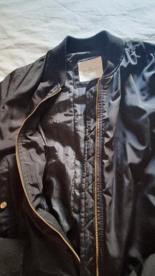 Chaqueta Bomber Springfield Talla 40 Negra