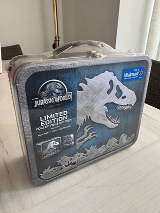 Maletín Metálico Jurassic World Blu-ray DVD